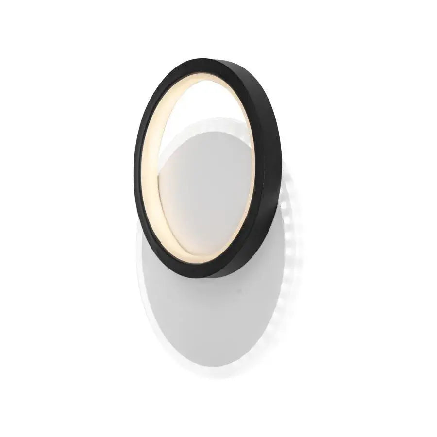 SMALON Lampada da parete a LED 26W, 2 Cerchi, Luce Fredda/Calda/Neutra, Lampadario LED Bianco Nero Titolo predefinito Alessandro Design