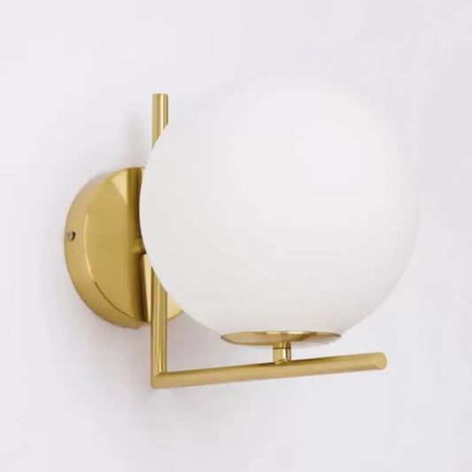 Lampada da parete Marrie 1x E27 Lampada da parete per interni Oro Bianco Titolo predefinito Alessandro Design