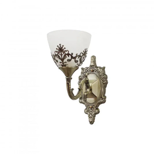 Aplica Rustic COTTAGE, 1xE27, Bronz, Metal si Sticla Aplice de Interior Default Title Alessandro Design