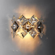 Lampada da parete Zarina 2xE14, Metallo e Cristallo, Oro Lampada da parete per interni Titolo predefinito Alessandro Design