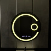 Oglinda LED Rotunda, 60cm, Visio MotionGlow Marcello, Sistem Dezaburire, Ceas & Termometru, Lupa Cosmetica, Dimabila Oglinzi Marcello Default Title Alessandro Design