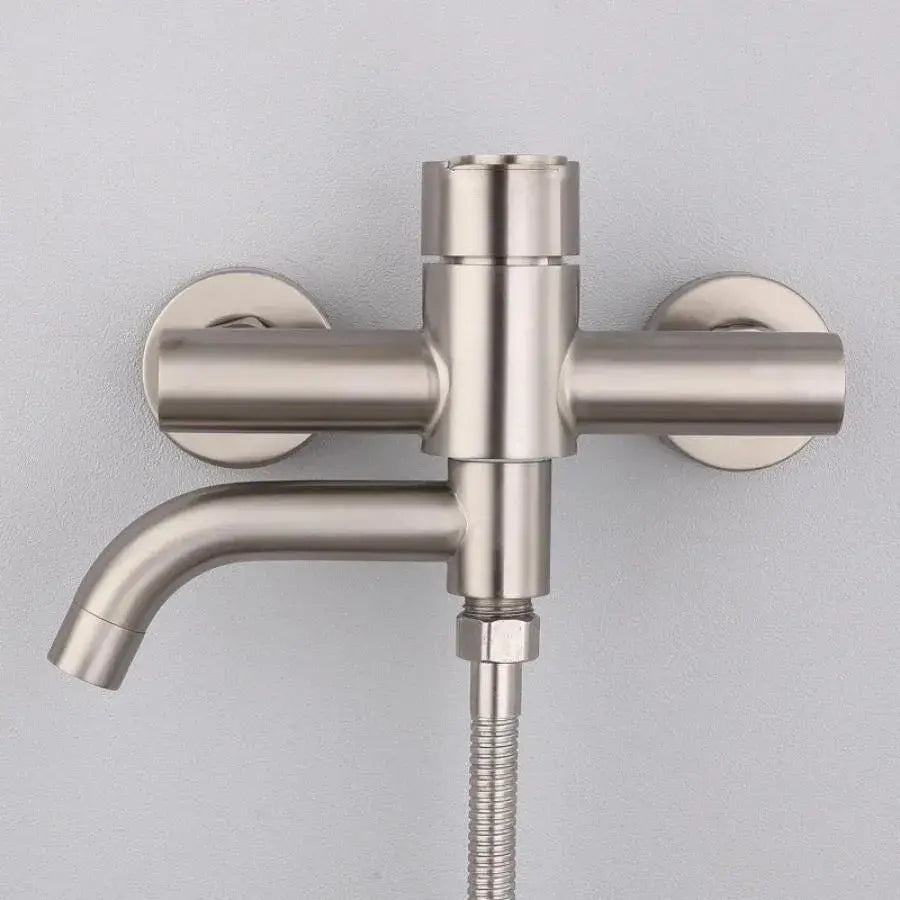 Rubinetto per il bagno, Acciaio inossidabile SUS304, satinato, N/LY0C1 Rubinetti e colonne doccia Titolo predefinito Alessandro Design