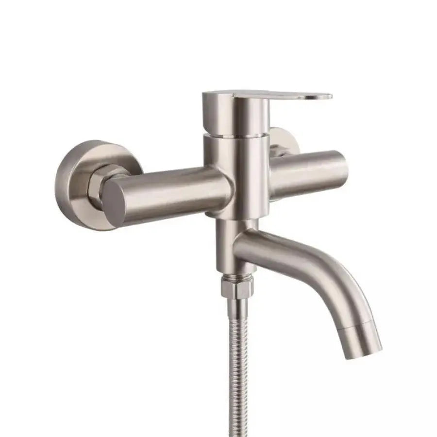 Rubinetto per il bagno, Acciaio inossidabile SUS304, satinato, N/LY0C1 Rubinetti e colonne doccia Titolo predefinito Alessandro Design