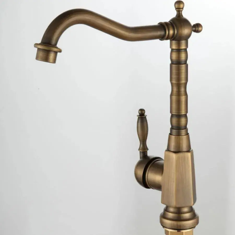 Rubinetto da cucina, Ottone sanitario, Oro antico, OD/2046 Rubinetti da bagno Titolo predefinito Alessandro Design
