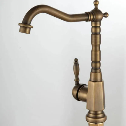 Rubinetto da cucina, Ottone sanitario, Oro antico, OD/2046 Rubinetti da bagno Titolo predefinito Alessandro Design