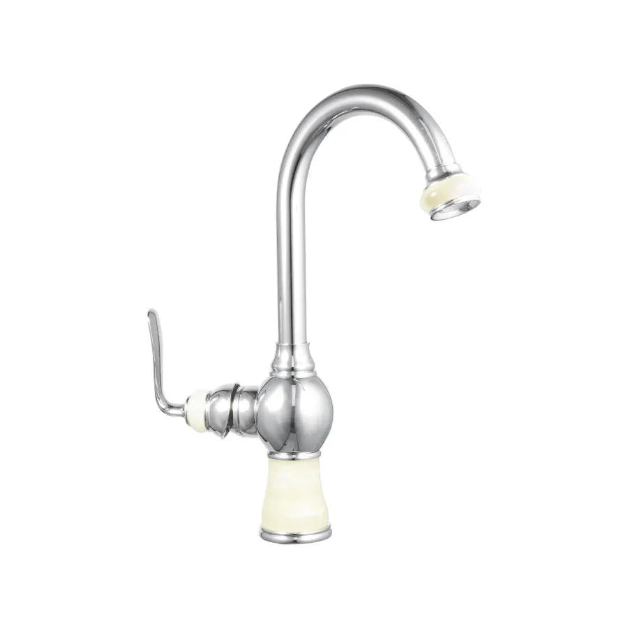 Rubinetto da cucina, Ottone sanitario, Cromo con imitazione giada, WZY/308 Rubinetti da cucina Titolo predefinito Alessandro Design