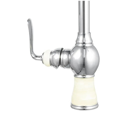 Rubinetto da cucina, Ottone sanitario, Cromo con imitazione giada, WZY/308 Rubinetti da cucina Titolo predefinito Alessandro Design
