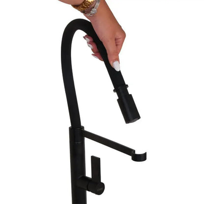 Rubinetto da cucina, ottone sanitario, nero, CF2045 Rubinetti da cucina Titolo predefinito Alessandro Design