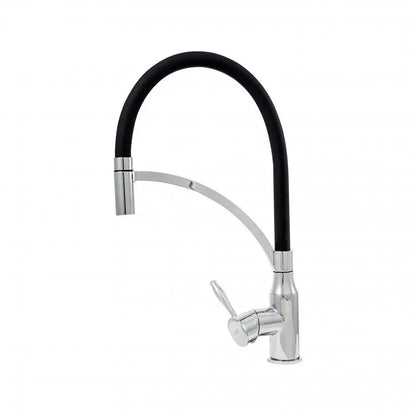 Rubinetto da cucina, Ottone sanitario, Nero con cromo, WZX/2019 Rubinetti da cucina Titolo predefinito Alessandro Design