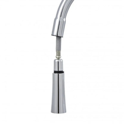 Rubinetto Cucina con Doccia Estraibile Ottone Sanitario Argento CF/1035/C1 Rubinetti Cucina Titolo predefinito Alessandro Design