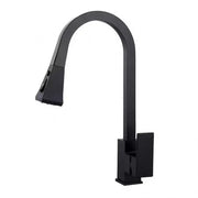 Rubinetto Cucina Con Doccia Estraibile, Ottone Sanitario, Nero, OD/2040 Rubinetti Cucina Titolo predefinito Alessandro Design