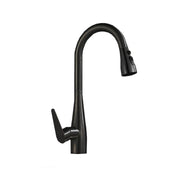 Rubinetto da cucina con doccia estraibile in acciaio inox nero ZY1012 Rubinetti da cucina Titolo predefinito Alessandro Design