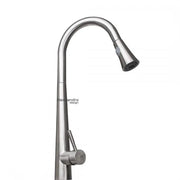 Rubinetto Cucina con Doccia Estraibile, Acciaio Inossidabile SUS304, Satinato, CF021 Rubinetti Cucina Titolo predefinito Alessandro Design