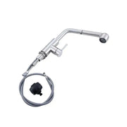 Rubinetto cucina con doccetta estraibile Starke CF019, monocomando, acciaio inox, cartuccia ceramica, finitura satinata Rubinetti Cucina Default Title Alessandro Design
