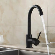 Rubinetto da cucina, acciaio inossidabile SUS304, nero, HS/LY008 Rubinetti da cucina Titolo predefinito Alessandro Design