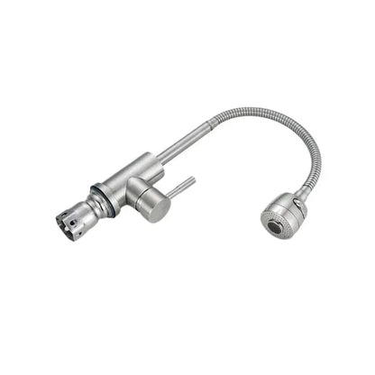 Rubinetto Cucina Rubinetto Flessibile 2 Getti Cartuccia Ceramica Inox Satinato Connessioni Incluse CF031 Rubinetti Cucina Titolo predefinito Alessandro Design