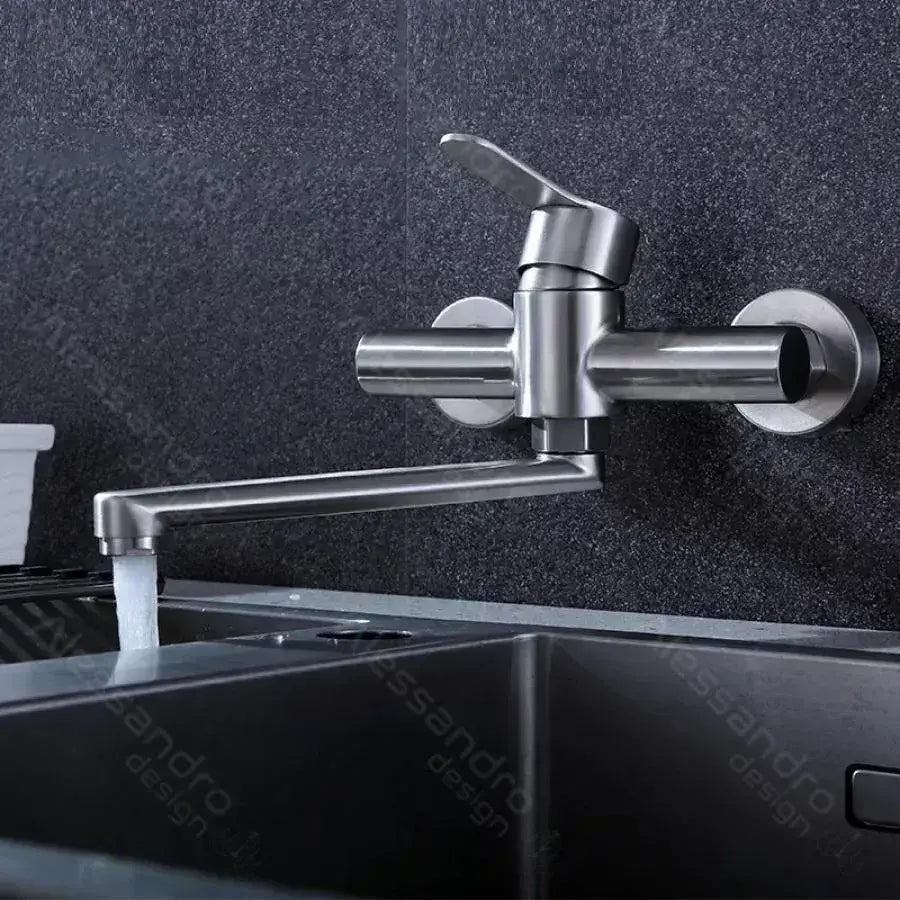 Baterie Bucatarie, Inox SUS304, Satinat, CF037 Baterii de Bucatarie Default Title Alessandro Design