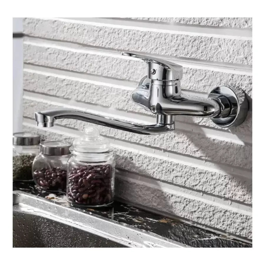 Rubinetto da cucina con bocca girevole, lega, cromo, PM025 Rubinetti da cucina Titolo predefinito Alessandro Design