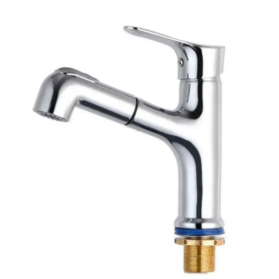 Rubinetto Con Doccia Estraibile, Ottone Sanitario, Cromo, WZY108/B Rubinetti Bagno Titolo predefinito Alessandro Design