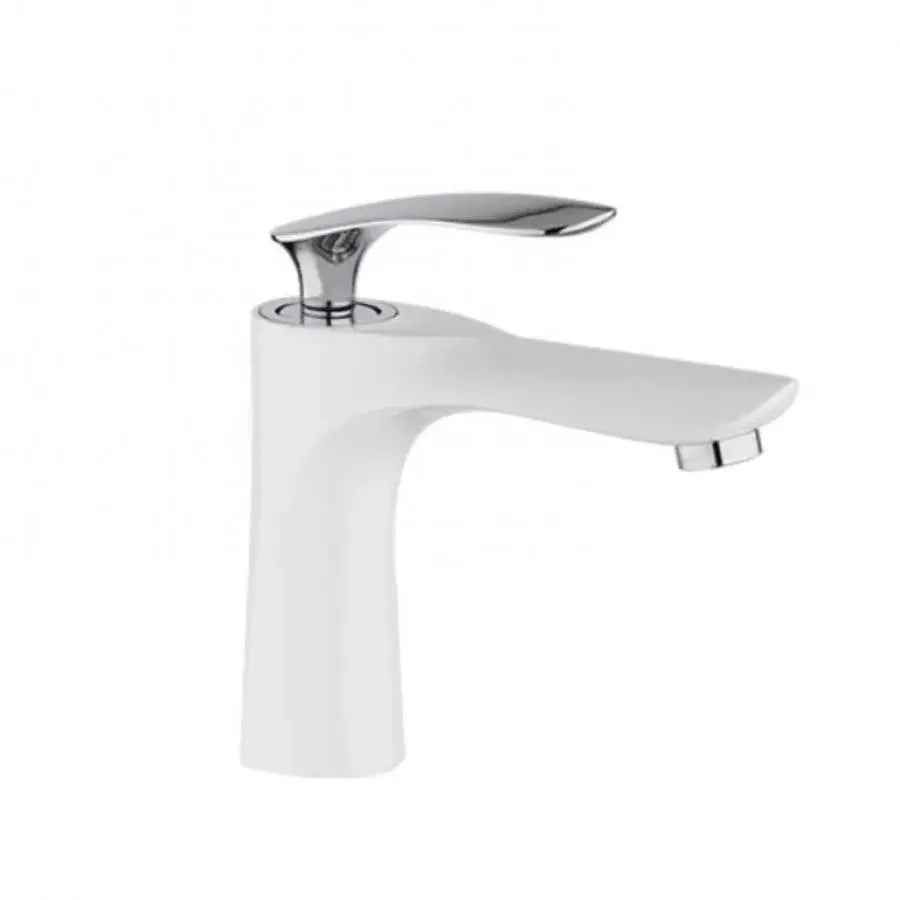 Rubinetto per lavabo, Ottone sanitario, Bianco, OD/2069 Rubinetti per bagno Titolo predefinito Alessandro Design