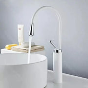 Rubinetto per lavabo, Ottone sanitario, Bianco, WZY/326/A Rubinetti per bagno Titolo predefinito Alessandro Design