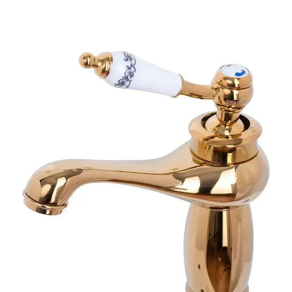 Rubinetto Lavabo, Ottone Sanitario, Oro, CF/1008 Rubinetti Bagno Titolo predefinito Alessandro Design