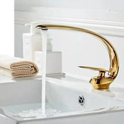Rubinetto per lavabo, Ottone sanitario, Oro, OD/2054 Rubinetti per bagno Titolo predefinito Alessandro Design