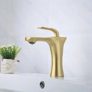 Rubinetto per lavabo, Ottone sanitario, Oro, OD/2066 Rubinetti per bagno Titolo predefinito Alessandro Design