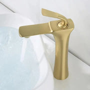 Rubinetto per lavabo, Ottone sanitario, Oro, OD/2066 Rubinetti per bagno Titolo predefinito Alessandro Design