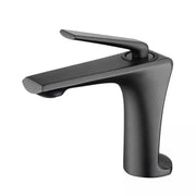 Rubinetto lavabo, ottone sanitario, grigio satinato, 10007N Rubinetti bagno Titolo predefinito Alessandro Design