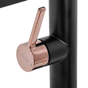 Rubinetto per lavabo, Ottone sanitario, Nero, 9107H/M Rubinetti per bagno Titolo predefinito Alessandro Design