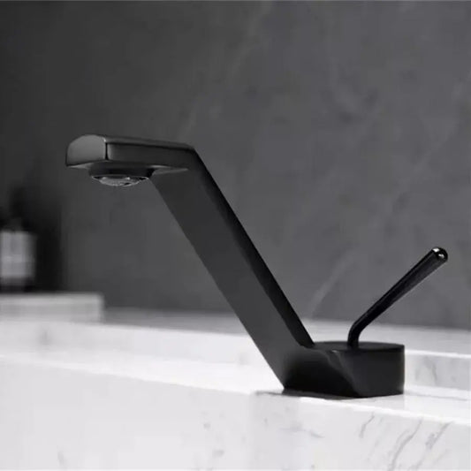 Rubinetto per lavabo, ottone sanitario, nero, MP017H Rubinetti per bagno Titolo predefinito Alessandro Design