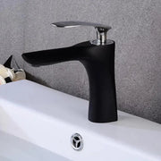 Rubinetto per lavabo, Ottone sanitario, Nero, OD/2024 Rubinetti per bagno Titolo predefinito Alessandro Design