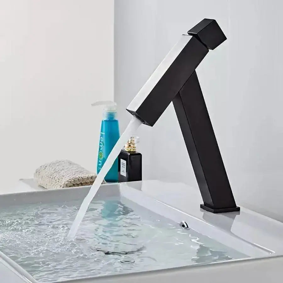 Rubinetto per lavabo, Ottone sanitario, Nero, OD/2036 Rubinetti per bagno Titolo predefinito Alessandro Design