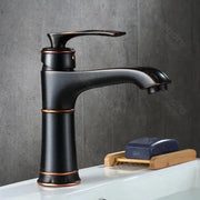 Rubinetto per lavabo, Metallo, Nero, OD01/B Rubinetti per bagno Titolo predefinito Alessandro Design