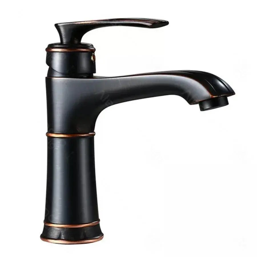 Rubinetto per lavabo, Metallo, Nero, OD01/B Rubinetti per bagno Titolo predefinito Alessandro Design