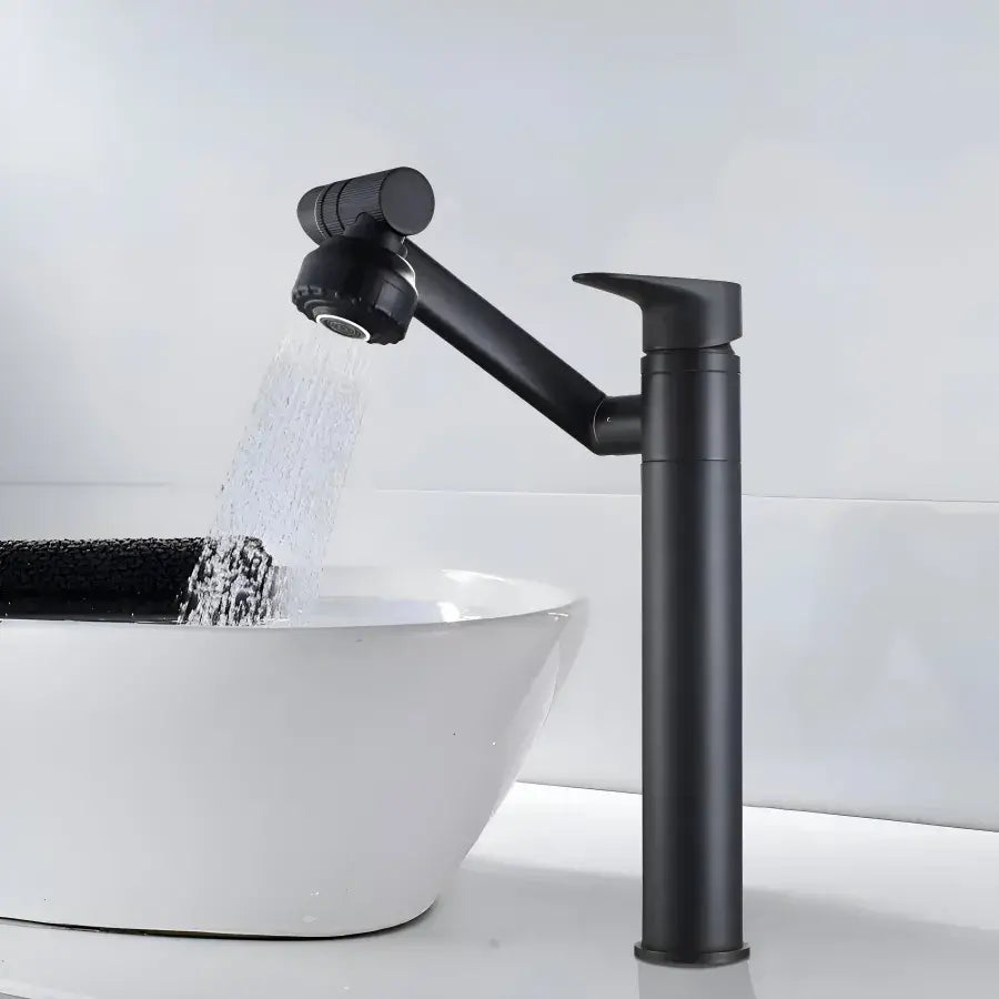 Rubinetto per lavabo, Ottone sanitario, Nero, OD/2027 Rubinetti per il bagno Titolo predefinito Alessandro Design