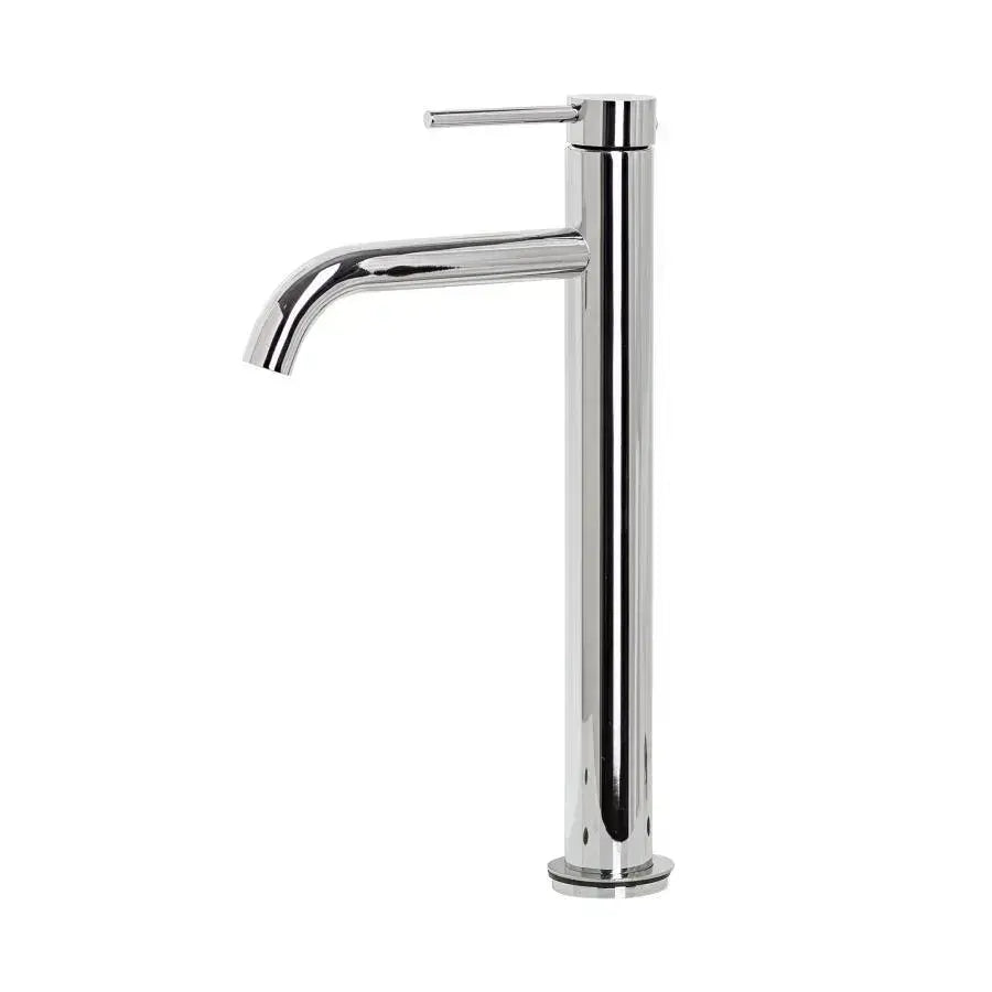Rubinetto monocomando lavabo alto Cartuccia ceramica Ottone sanitario Cromo lucido Attacchi e kit di fissaggio inclusi 7527 Rubinetti cucina Default Title Alessandro Design
