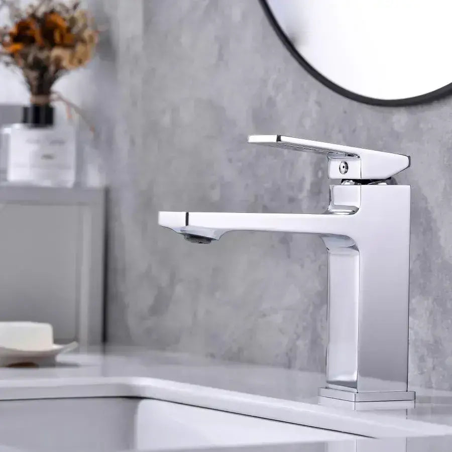 Rubinetto Lavabo, Ottone Sanitario, Satinato, 9807 Rubinetti Bagno Titolo predefinito Alessandro Design