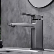 Rubinetto lavabo, ottone sanitario, satinato, 9807N Rubinetti bagno Titolo predefinito Alessandro Design