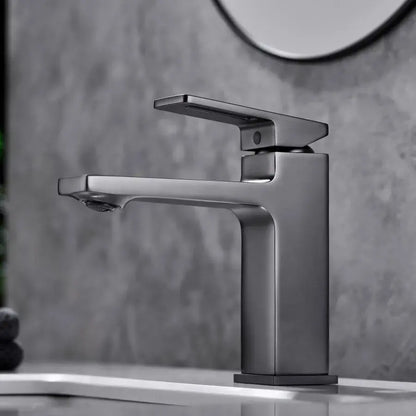 Rubinetto lavabo, ottone sanitario, satinato, 9807N Rubinetti bagno Titolo predefinito Alessandro Design
