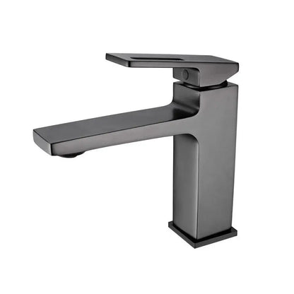 Rubinetto lavabo, ottone sanitario, satinato, 9807N Rubinetti bagno Titolo predefinito Alessandro Design