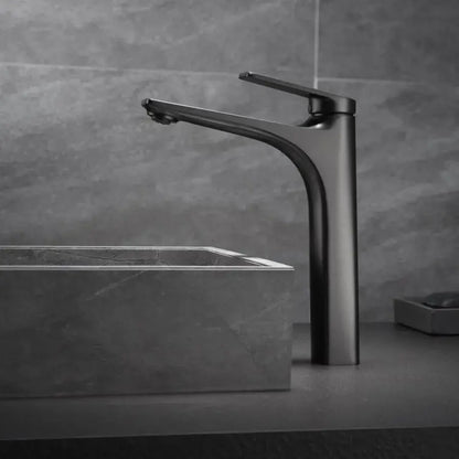 Rubinetto lavabo, ottone sanitario, satinato, 9927N Rubinetti bagno Titolo predefinito Alessandro Design