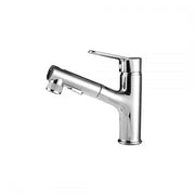 Rubinetto Lavabo con Doccia Estraibile, Ottone Sanitario, Cromo, 9337 Rubinetti Bagno Titolo predefinito Alessandro Design