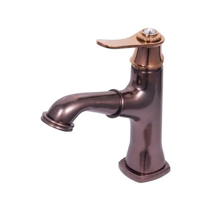 Rubinetto Lavabo Con Doccia Estraibile, Ottone Sanitario, Marrone, OD/2037 Rubinetti Bagno Titolo predefinito Alessandro Design