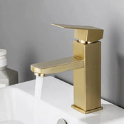 Rubinetto per lavabo in acciaio inossidabile dorato ZY1007 Rubinetti per bagno Titolo predefinito Alessandro Design
