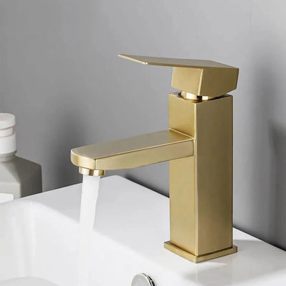 Rubinetto per lavabo in acciaio inossidabile dorato ZY1007 Rubinetti per bagno Titolo predefinito Alessandro Design