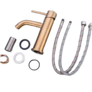 Rubinetto per lavabo, Acciaio inossidabile SUS304, Oro, N/MP0A1 Rubinetti per bagno Titolo predefinito Alessandro Design