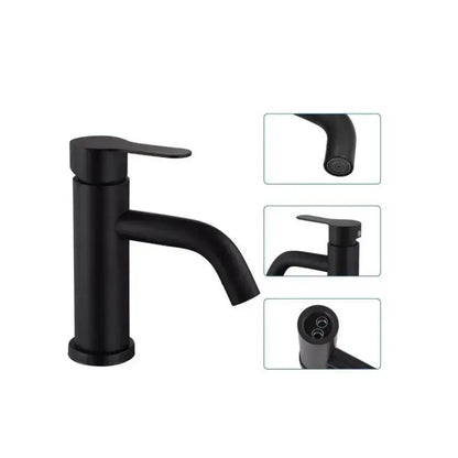 Baterie Lavoar, Inox SUS304, Negru, HS/LY007 Baterii de Baie Default Title Alessandro Design