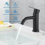 Baterie Lavoar, Inox SUS304, Negru, HS/LY007 Baterii de Baie Default Title Alessandro Design